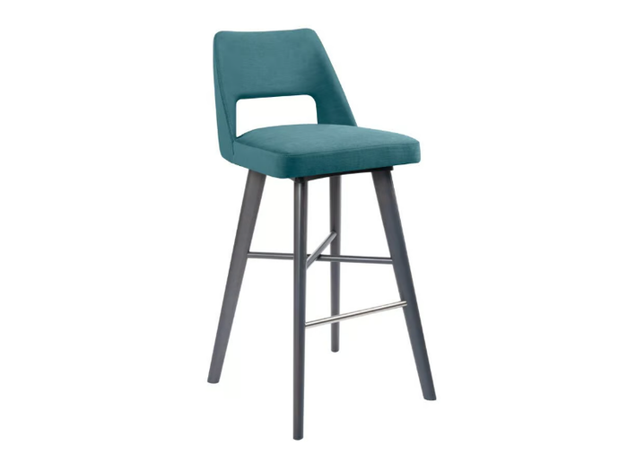 AMA SG02 - High fabric stool with footrest _ New Life